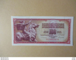 YOUGOSLAVIE100 DINARA 1986 ETAT NEUF - Yugoslavia