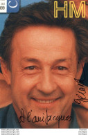 N° 1502   AUTOGRAPHE   DEDICACE SUR   PHOTO  BONNE SIGNATURE  DE GERAD KLEIN  9 X14 Cm - Other & Unclassified