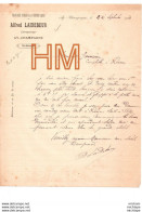 1902 - 51   AY - CHAMPAGNE - Facture - Lettre  A  Entête    - TRAVAUX PUBLICS -  ALFRED LAIDEBEUR - 1900 – 1949
