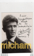 N°1418  AUTOGRAPHE SUR PHOTO DE MARCEL AMONT 9X11 - Sonstige & Ohne Zuordnung