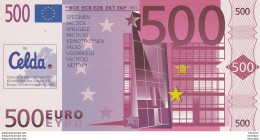 SPECIMEN  500 Euros - Fiktive & Specimen