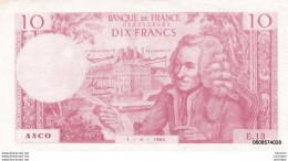 Fictif  10 Francs Voltaire - Fiktive & Specimen
