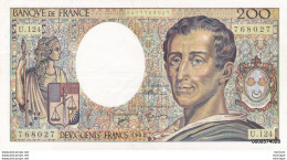 200 Francs   Montesquieu  1992  U124   TTB + - 200 F 1981-1994 ''Montesquieu''