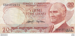 Turquie  20 Lirasi - Turkey