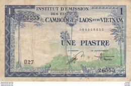 LAOS - VIET NAM  -  Une Piastre - Laos