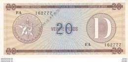 Billet  A Identifier    Vingt Pesos  Etat Neuf - Kuba