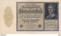 Allemagne 10000  Marks  1922  Ce Billet A Circulé - Te Identificeren