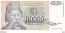 10000  Dinars  Yougoslavie  Ttb+ - Yougoslavie