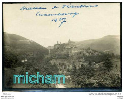 PHOTO 9X11 LUXEMBOURG CHATEAU DE VIANDEN  1927 - Non Classés