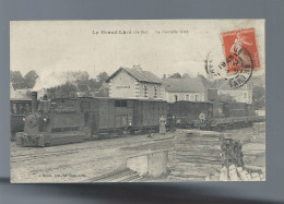 CPA - 72 - Le Grand-Lucé - La Nouvelle Gare - Animée - Circulée En 1913 - Le Grand Luce