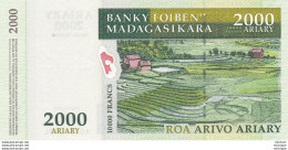 Billet De Madagascar 2000 Ariary    - Neuf - Madagascar