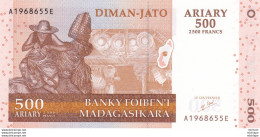 Billet De Madagascar 500 Ariary 2004  - Neuf - Madagascar