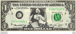 Billet  Etats Unis   One  Dollar Neuf Factice - Other & Unclassified