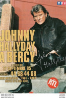 N° 3  SIGNATURE  DE   JOHNNY HALLYDAY    PHOTO PAPIER  SUR PAPIER PHOTO 19 X 27cm 3 - Autres & Non Classés