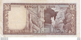 Billet Liban  Une  Livre - Lebanon