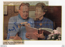 N°1433  SIGNATURE SUR PHOTO PAPIER 13X9 Cm  SUPPORT PAPIER PHOTO DE JACQUES FRANCOIS - Other & Unclassified