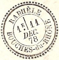 3D12 --- 13 RAPHELE C 25 15c Sage - 1877-1920: Semi Modern Period