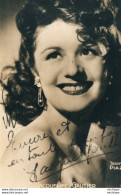 N°3 PHOTO  9 X13 FAC SIMILE AUTOGRAPHE DE  JACQUELINE GAUTIER - Sonstige & Ohne Zuordnung