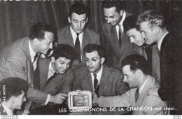 N° 31 PHOTO 9 X13 FAC SIMILE AUTOGRAPHE  DE   LES COMPAGNONS DE LA CHANSON - Acteurs & Toneelspelers