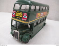 Miniature 1 / 50 Em - SOLIDO  -   A  E  C -  DOUBLE DECKER RT - Solido