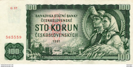100 Sto Korun 1961 Tchécoslovaquie  Très Bon état - Tschechoslowakei