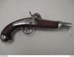 Pistolet De Gendarmerie Model 1842  Manufacture  RL  De Tulle  Superbe  état - Armes Neutralisées