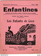 COLLECTION ENFANTINES 1938   - LES ENFANTS DE COCO -  ECOLE DE SARCY   - MARNE - 17X15 - Très Bon état  16 Pages - 6-12 Ans