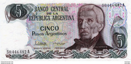 ARGENTINE  5 Pesos  Neuf - Argentina