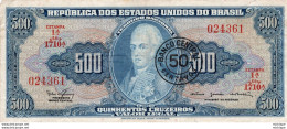 BRESIL 500  Cruzeiros  Bon état - Argentinien