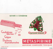 BUVARD - Metaspirine , Papillon  Ecaille - Other & Unclassified