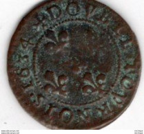 Beau Double Tournois  1634 A Identifier - 1610-1643 Louis XIII Le Juste