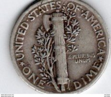 Monnaie - Unitede States One Dime Argent 1938 - Sup - Autres – Amérique