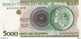 Brésil  5000  Cruzeiros  A 0536082029B    Billet Neuf - Brazil