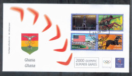 Ghana 2000: FDC Envelope " Olympic Games Of Sydney" - Ete 2000: Sydney