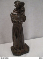 Sculpture - Saint Joseph En Bronze - 30 Cm - Très Belle Patine - 1Kg 9 - Superbe - Bronzes