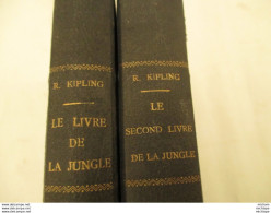 Le Livre De La Jungle En Deux Volumes  - 1929 -  R.Kipling 1929 Format  12 Cm Par 18 Cm Bon état  700 Gr - 1901-1940