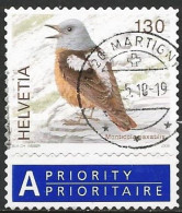 Switzerland 2008 - Mi 2058 Bd - YT 1983 ( Bird : Common Rock Thrush ) + Label Priority - Used Stamps