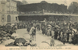 60 - Compiègne - Fetes En L'honneur De Jeanne D'Arc 1909 - Dèfilé Du Cortège Historique - S. M. Le Roi Charles VII Accla - Compiegne