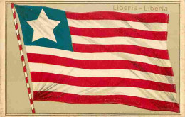 Libéria - Drapeau Du Libéria - CPA - Voir Scans Recto-Verso - Liberia