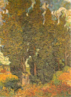 Art - Peinture - Vincent Van Gogh - Cypress And Two Women - Saint Rémy 1889-90 - CPM - Voir Scans Recto-Verso - Paintings