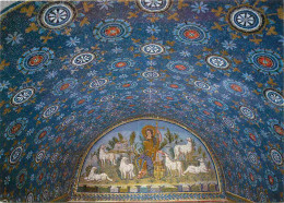 Art - Mosaique Religieuse - Ravenna - Mausoleo Di Galla Placidia - Volta E Lunetta Col Buon Pastore - Voûte Et Lunette A - Paintings, Stained Glasses & Statues