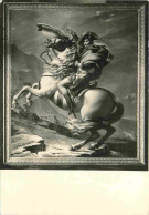 Art - Peinture Histoire - Napoléon Bonaparte Gravissant Le Saint-Bernard - Peintre Jacques Louis David - CPSM Format CPA - Histoire