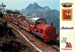 Trains - Le Petit Train D'Artouste - Pic Du Midi D'Ossau - Blasons - CPM - Voir Scans Recto-Verso - Eisenbahnen