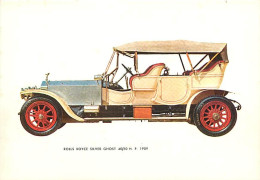 Automobiles - Rolls Royce Silver Ghost 40/50 H. P. 1909 - Illustration - CPM - Carte Neuve - Voir Scans Recto-Verso - Voitures De Tourisme