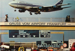 Format - 160 X 115 Mms - Allemagne - Deutschland - Airport Frankfurt - Aéroport - Aviation - Avions - CPM - Voir Scans R - Aérodromes