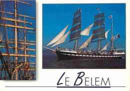 Bateaux - Voiliers - Le Belem - Multivues - Flamme Postale De Saint Hilaire De Riez - CPM - Voir Scans Recto-Verso - Segelboote