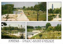 80 - Amiens - Parc Saint Pierre - Multivues - Flamme Postale - CPM - Voir Scans Recto-Verso - Amiens