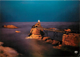 64 - Biarritz - Le Rocher De La Vierge - Vue De Nuit - CPM - Voir Scans Recto-Verso - Biarritz