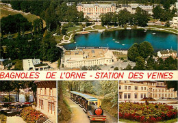 61 - Bagnoles De L'Orne - Multivues - Petit Train Touristique - CPM - Voir Scans Recto-Verso - Bagnoles De L'Orne