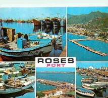 Espagne - Costa Brava - Rosas - Puerto - Multivues - CPM - Voir Scans Recto-Verso - Gerona